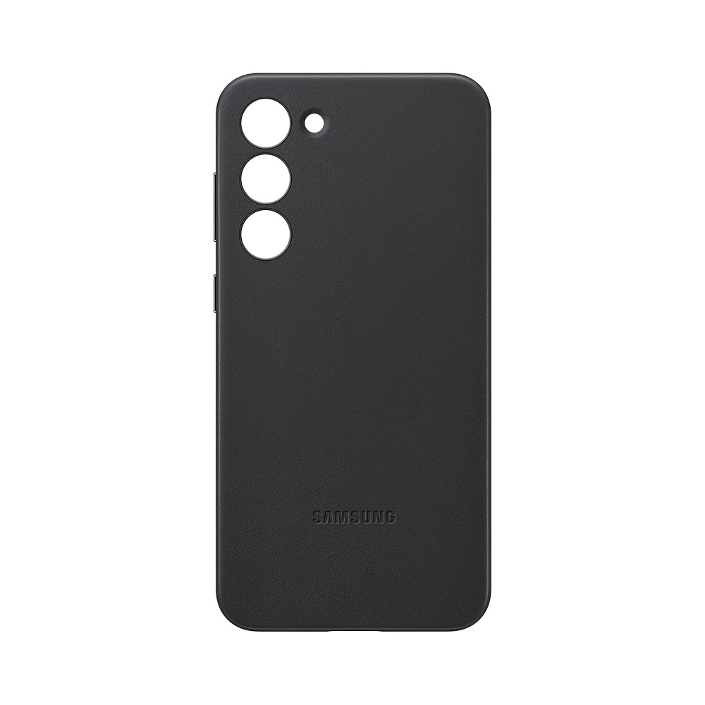 Samsung Leather Case til Galaxy S23+ - Svart