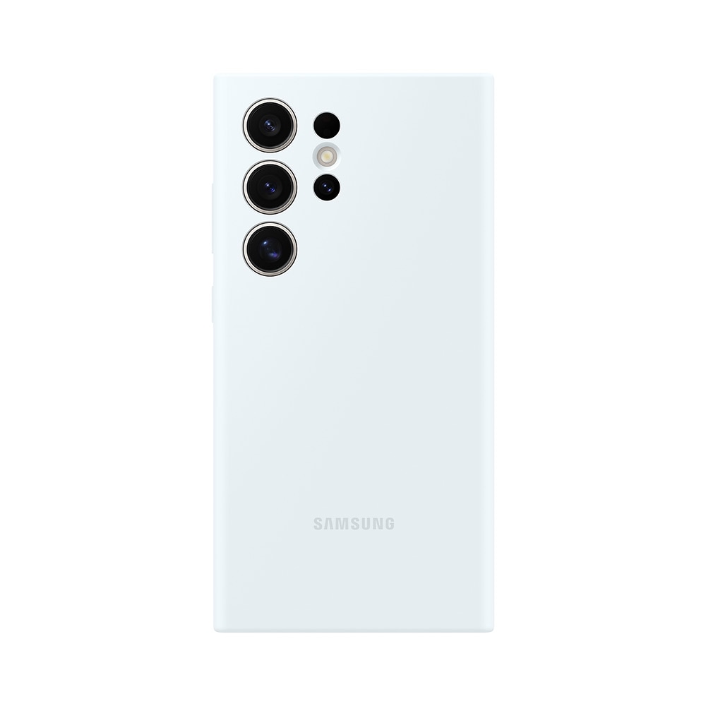 Samsung Silikondeksel til Galaxy S24 Ultra - Hvit