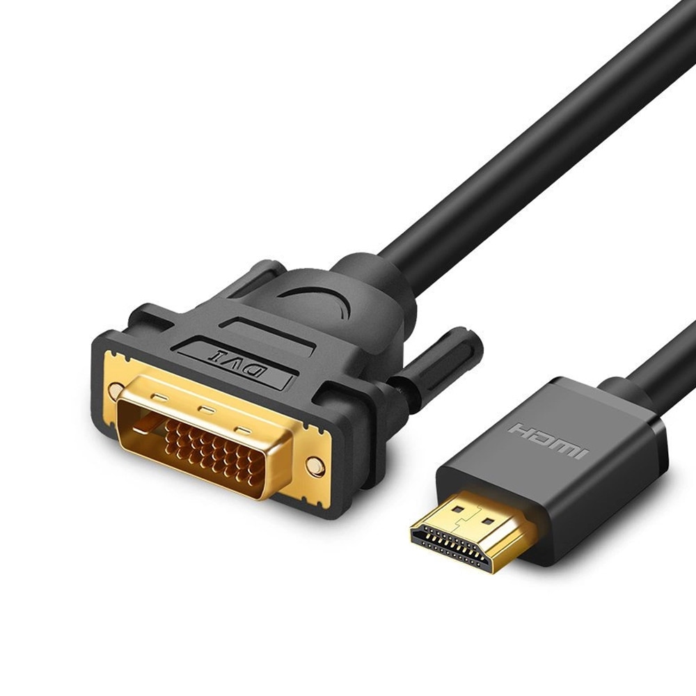 Ugreen DVI-adapter 24+1 pin hann til HDMI Hann FHD 60 Hz 1,5 m