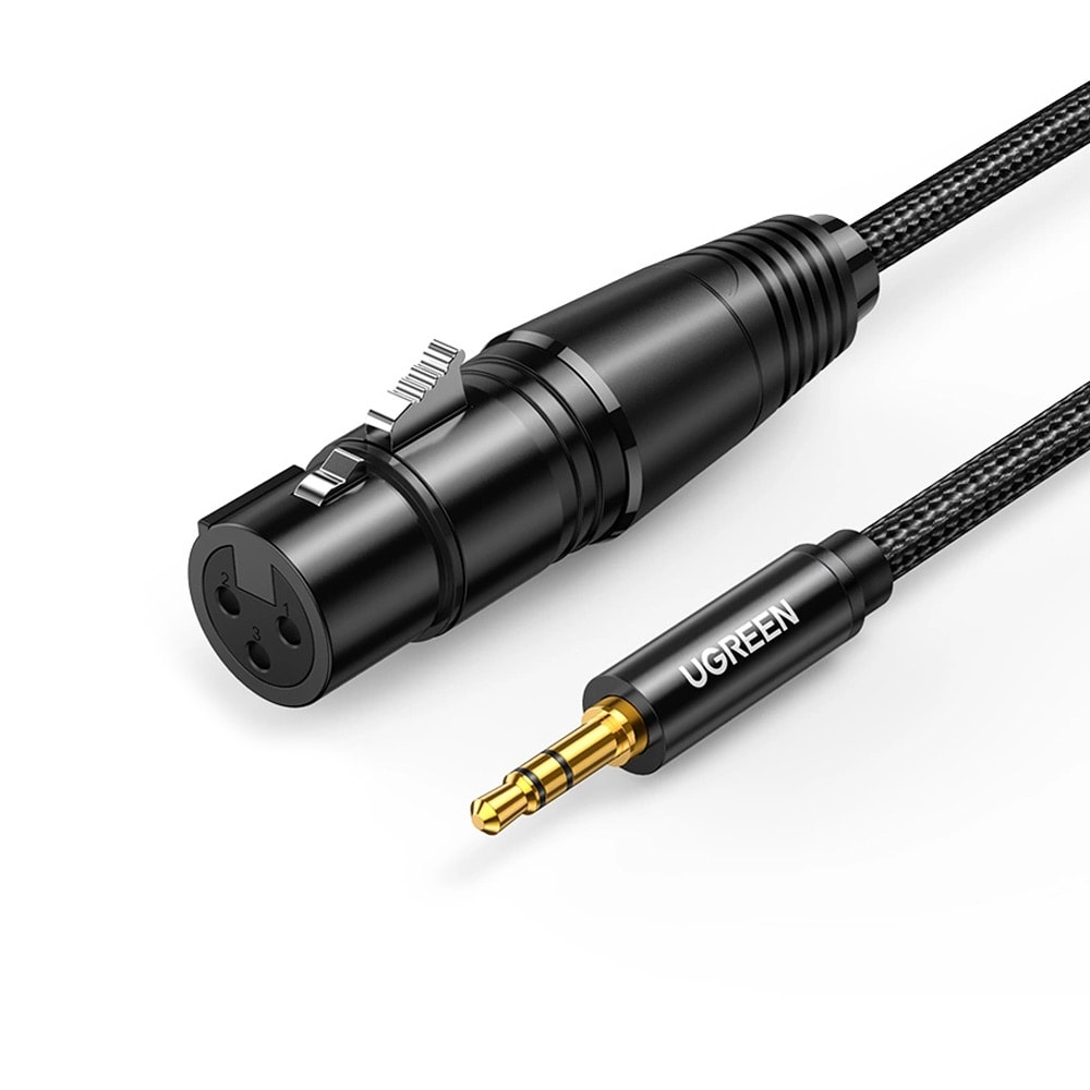 Ugreen Lydkabel 3,5mm Hann til XLR Hunn 1m