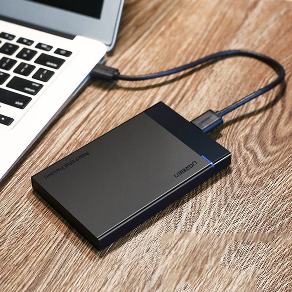 Ugreen Harddisk kabinett for 2.5 '' SATA USB 3.2 Gen 1 5 Gbps