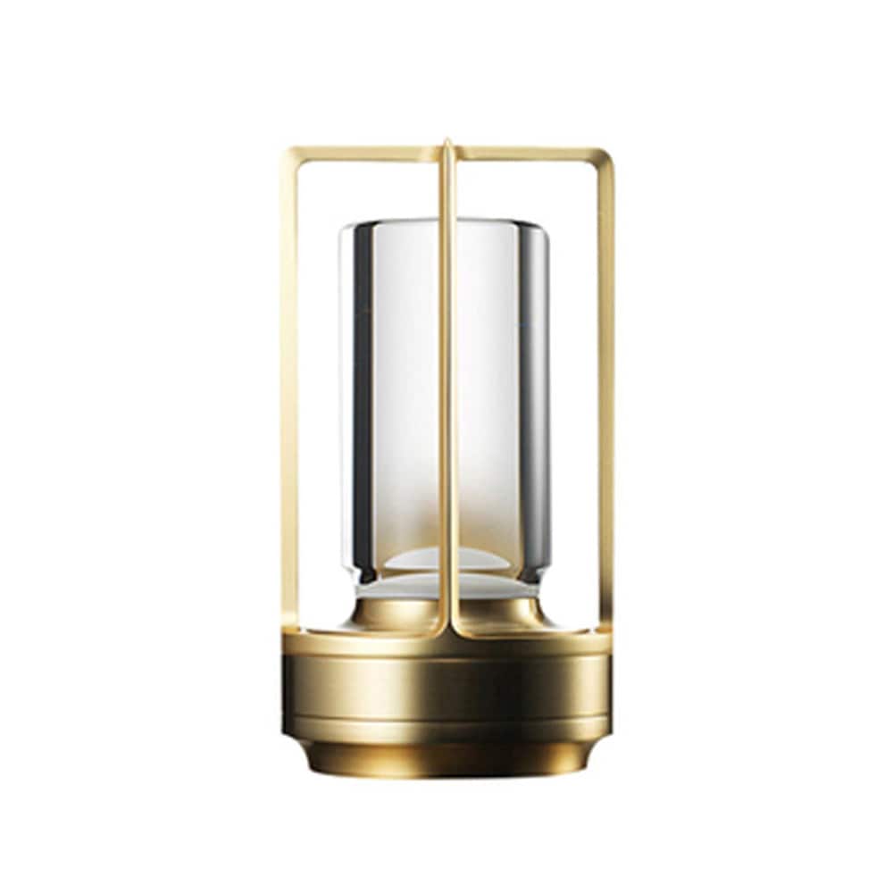 Bordlampe stemningsbelysning - Oppladbar med touchsensor - Gull