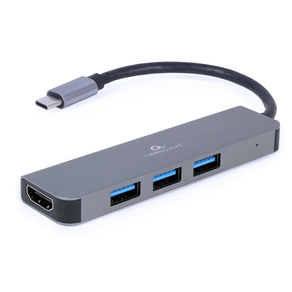 USB Hub  - USB-C til 3xUSB 3.2 + HDMI