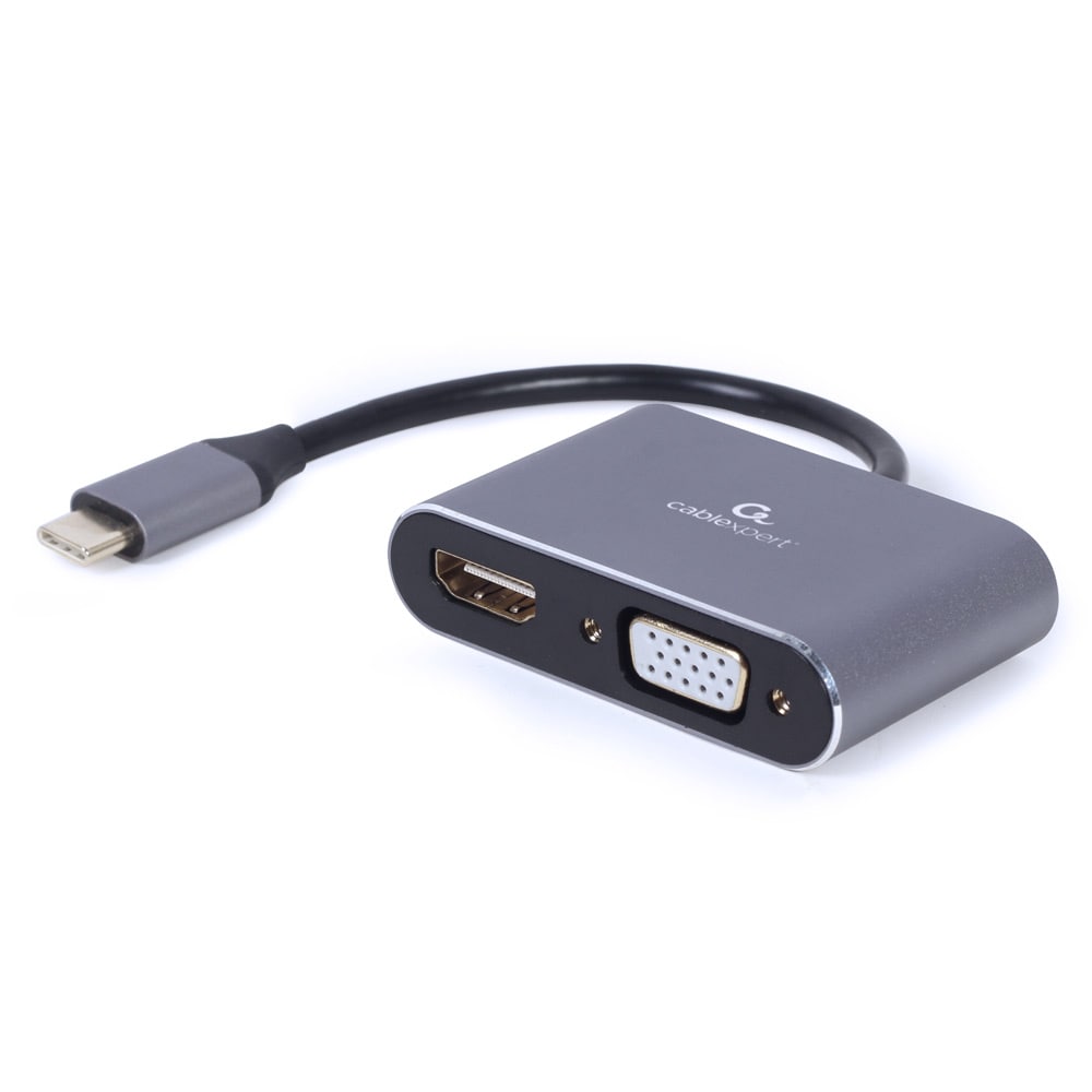 USB-C-Adapter til HDMI & VGA