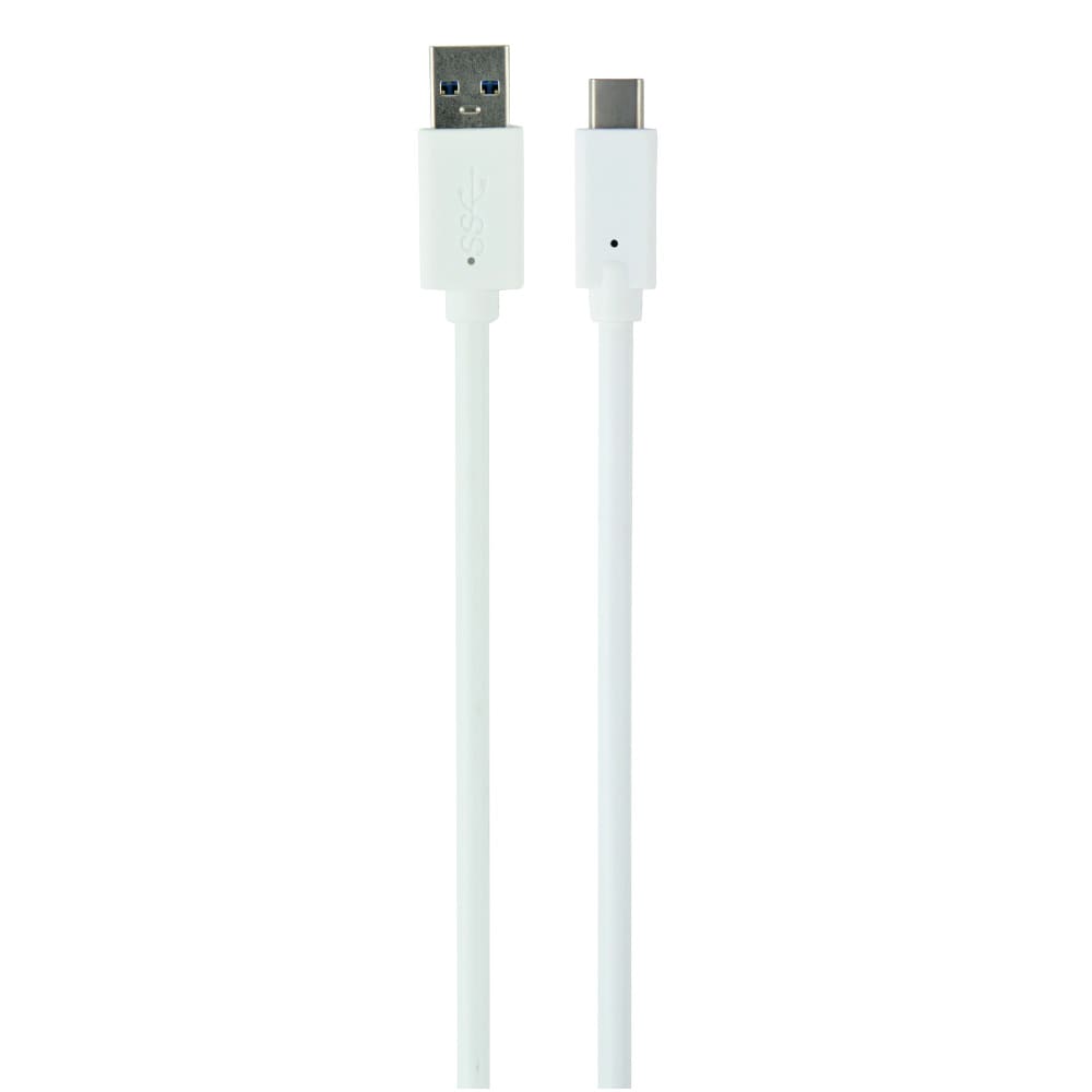 USB-Kabel - USB til USB-C 1m - Hvit