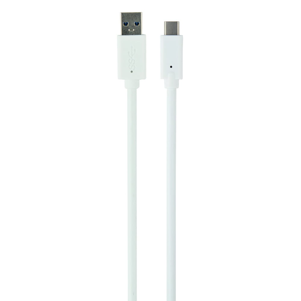 USB-Kabel - USB til USB-C 1,8m - Hvit