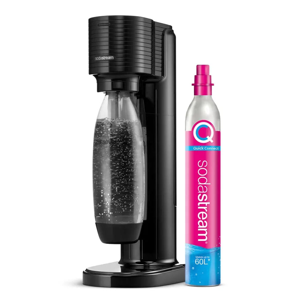 SodaStream Gaia kullsyremaskin / maskin for kullsyrevann med Quick Connect – Svart