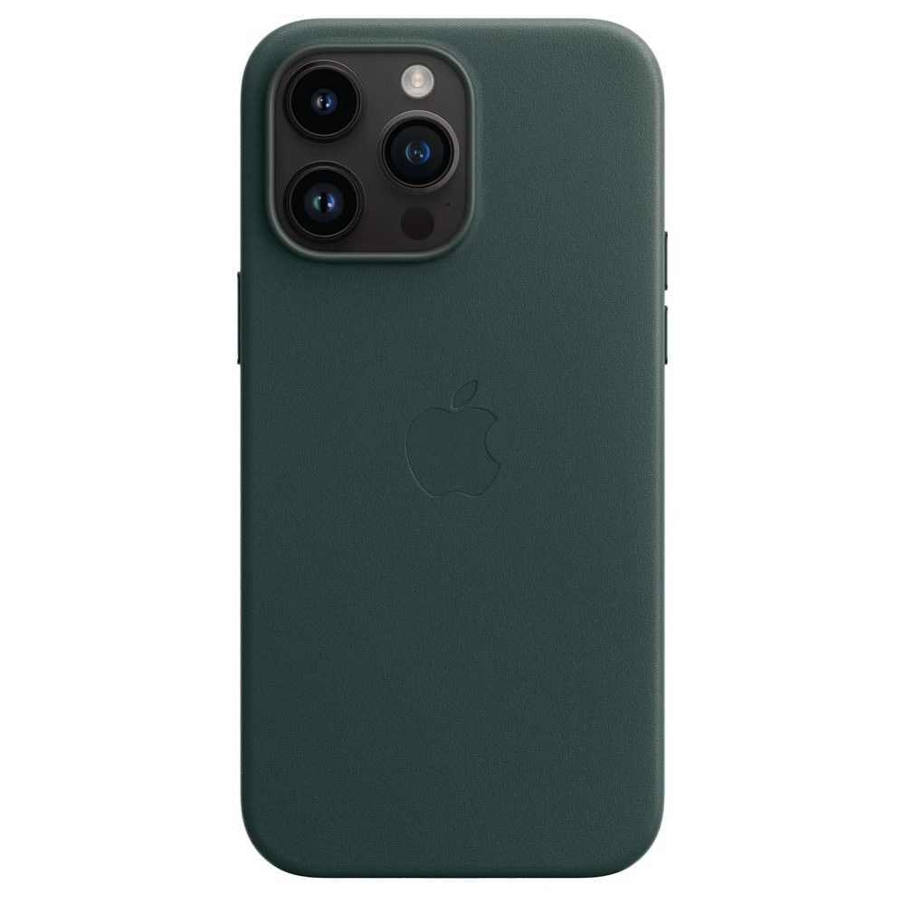 Apple Skinndeksel med MagSafe MPP53ZM/A til iPhone 14 - Forest Green