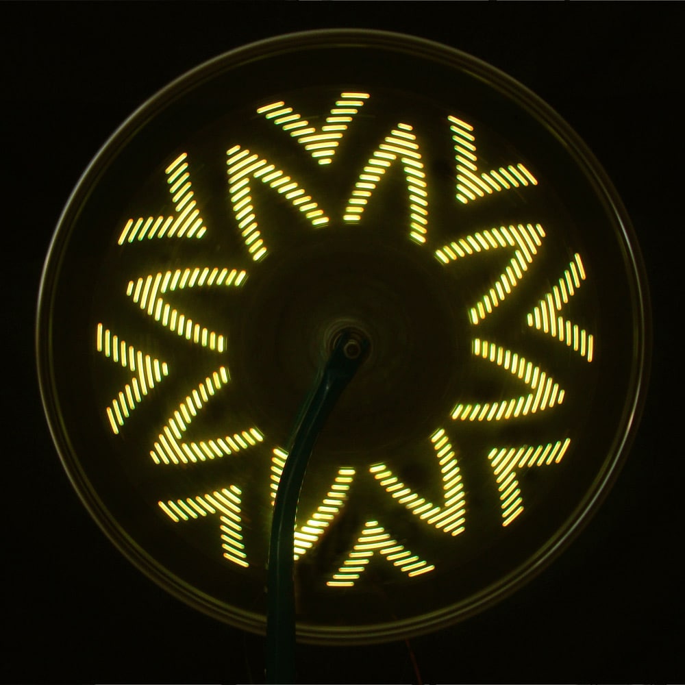 LED-lys til sykkelhjul - 21 lystrinn