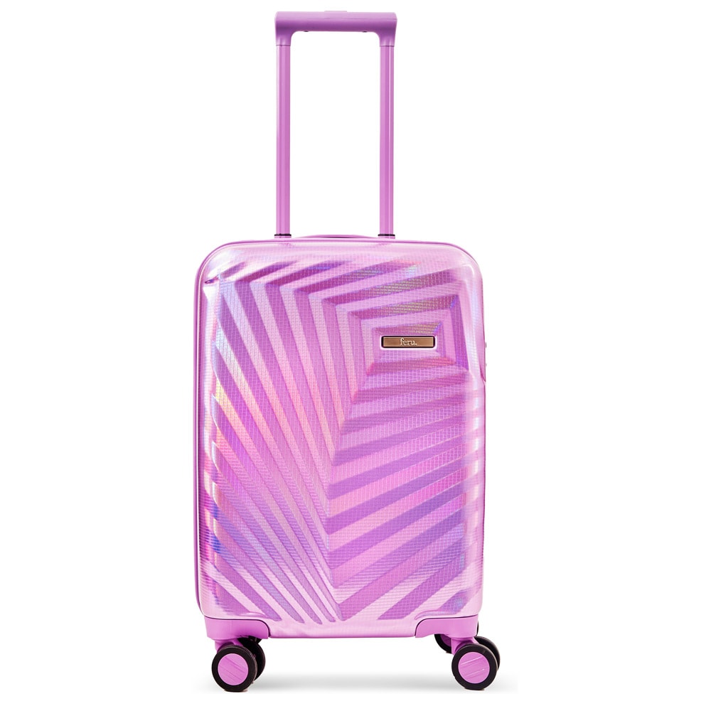 Feru Palisade Kabinkoffert 55 cm – Lilla, Resirkulert PET, TSA-lås, 360° Hjul