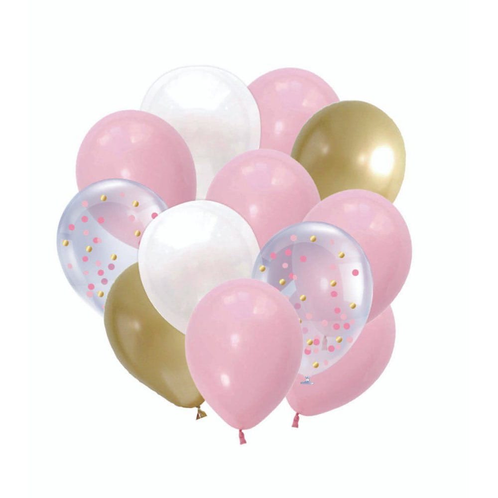 Festi Ballongsett 24 stk – Flerfargede Ballonger til Enhver Anledning