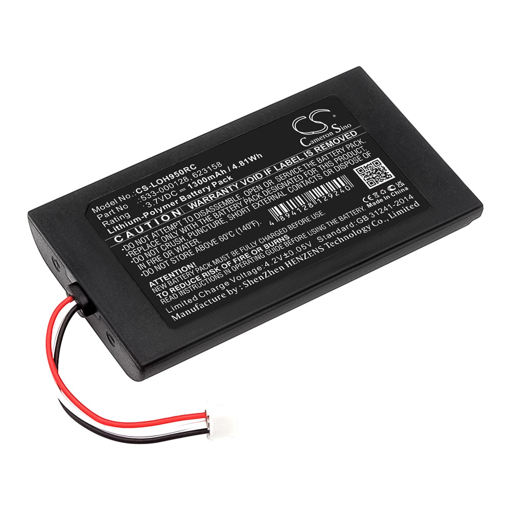 Batteri for Logitech Harmony 950 3,7 V 1300 mAh