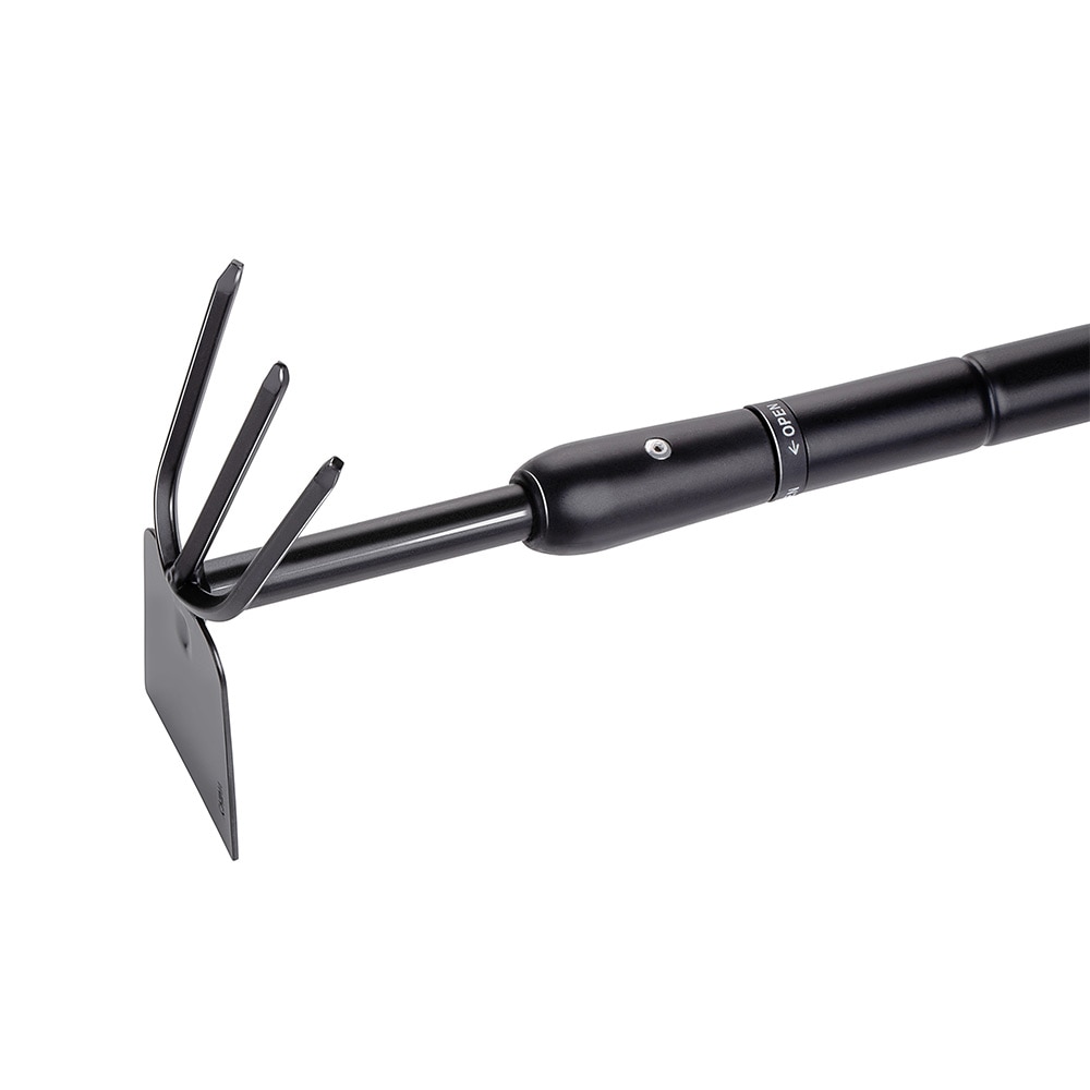Black+Decker Teleskop Kultivator med Hakke – Ergonomisk og justerbar