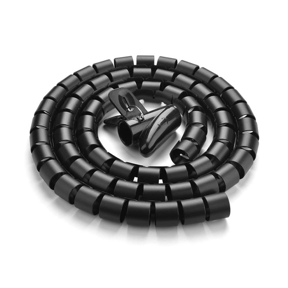 Ugreen kabelspiral 20-78 mm 1,5 m - svart