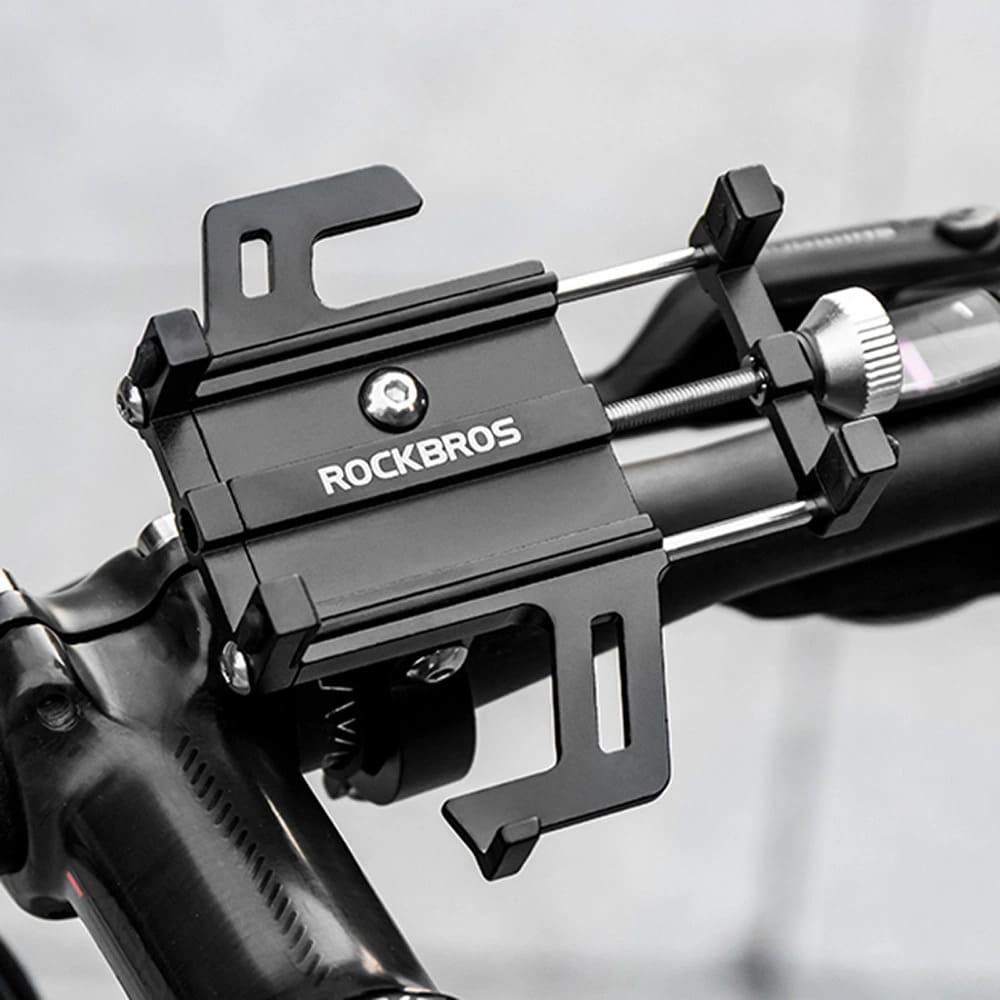 Rockbros Mobiltelefonholder for sykkel - Svart