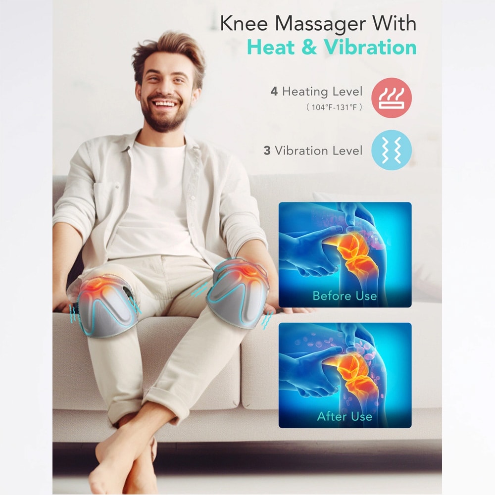 SKG Massasjeapparat for knær, skuldre eller albuer - Grå
