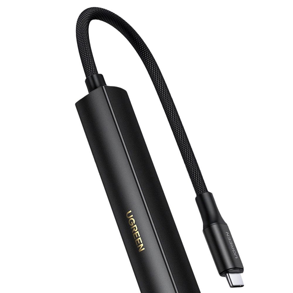 Ugreen DAC-lydadapter USB-C hann til 3,5 mm hunn - svart