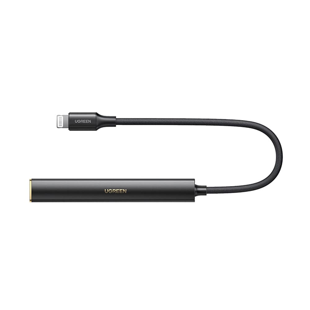 Ugreen DAC-lydadapter USB-C hann til 3,5 mm hunn - svart