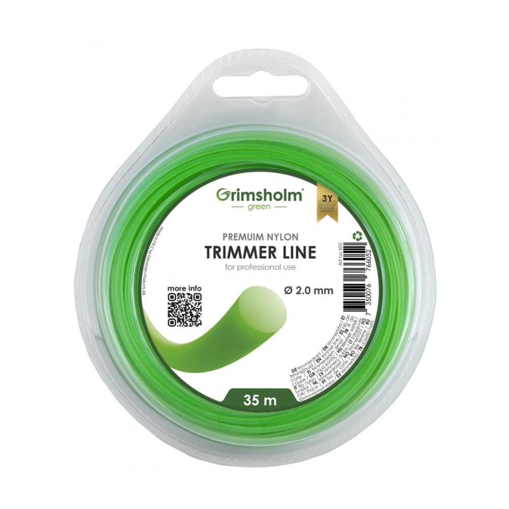 Grimsholm Trimmertråd rund 2,0 mm 35 m