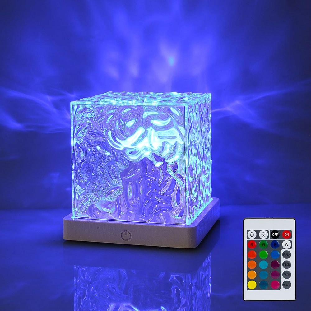 RGB-bordlampe med fjernkontroll