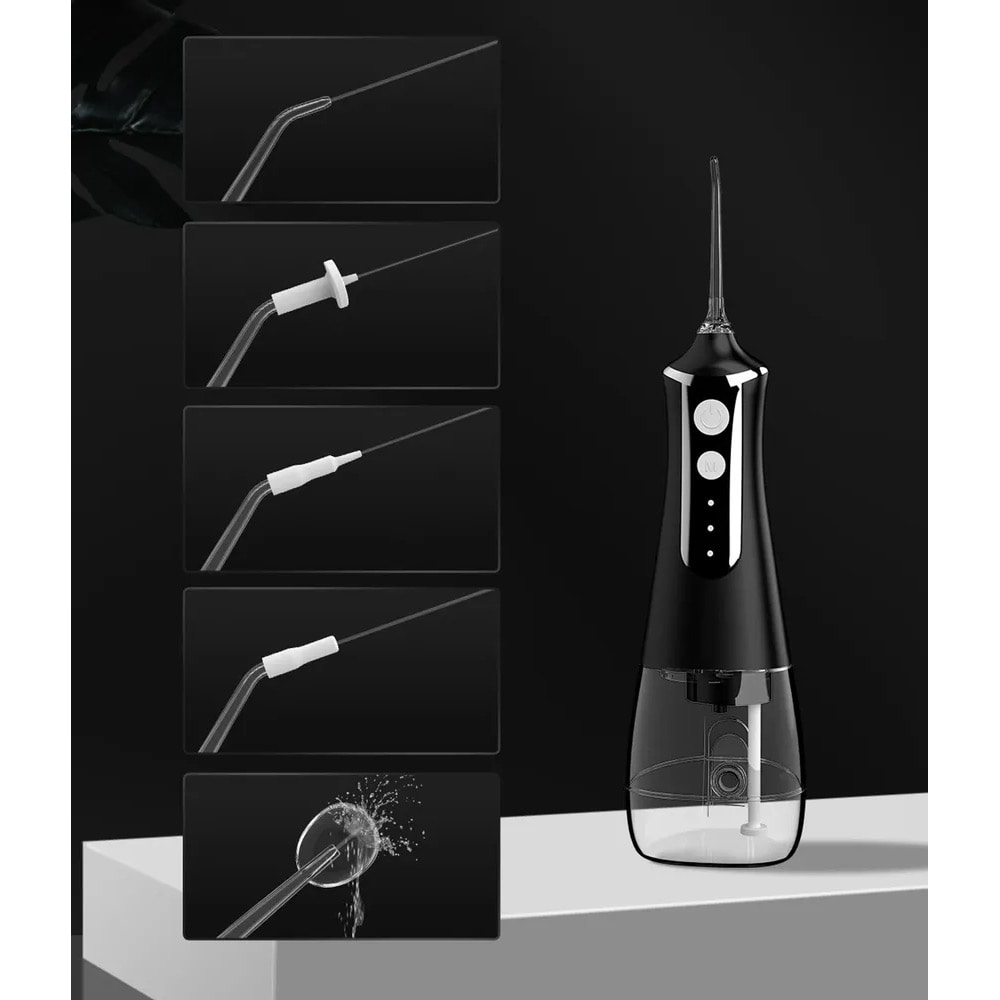 Extralink Beauty Oral Irrigator L10 – Kraftig Vanndusj med Lang Batteritid, svart