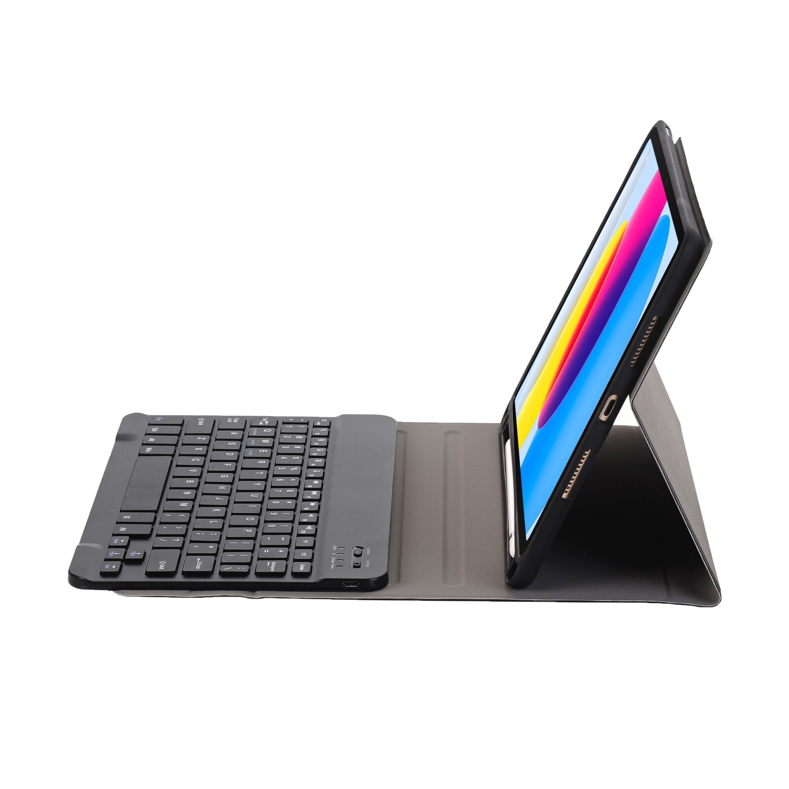 Tastaturveske med stativ for iPad 10-Gen 10.9 2022 - Svart