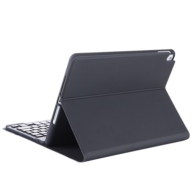 Tastaturveske med stativ for iPad 9.7 / iPad Pro 9.7 / iPad Air 2 / Air (2018 & 2017) - Svart