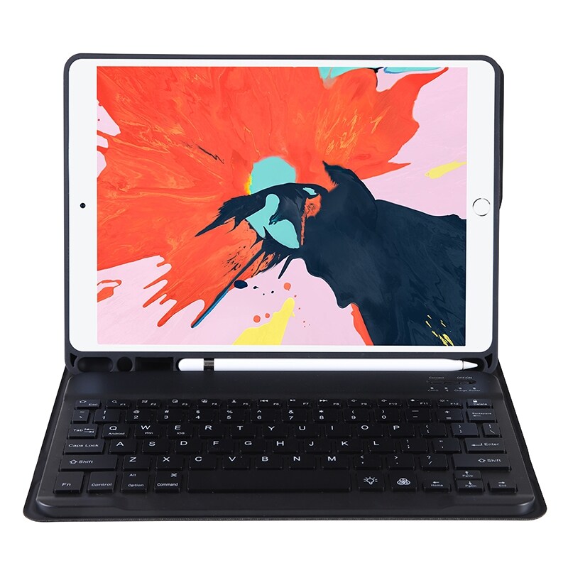 Tastaturveske med stativ for iPad 9.7 / iPad Pro 9.7 / iPad Air 2 / Air (2018 & 2017) - Svart