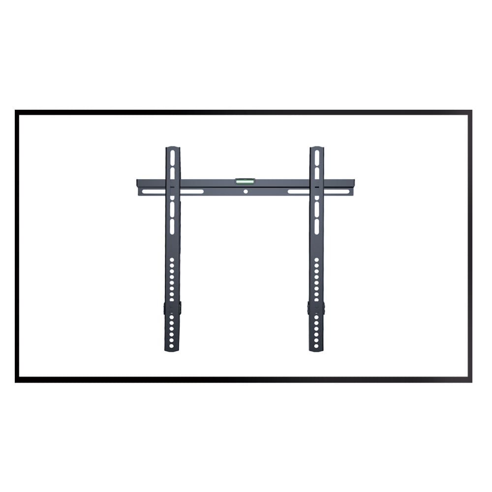 Slank veggbrakett for 32-55" TV-er med fast montering