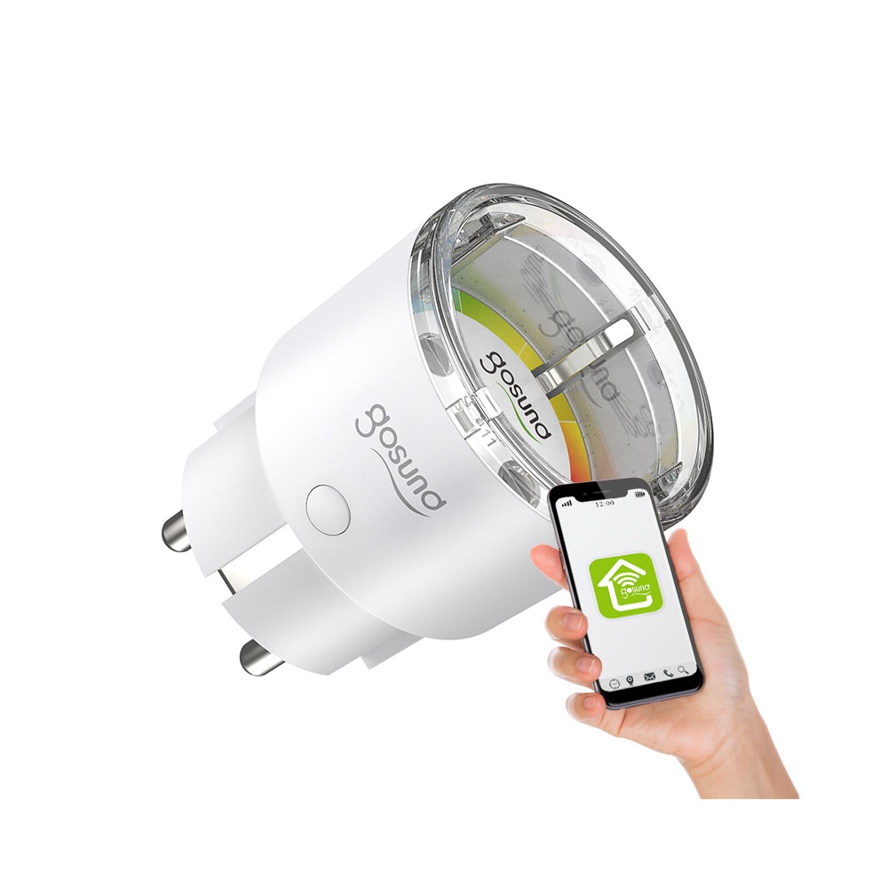 Wifi Smart Plug 16A - Smart stikkontakt kompatibel med Tuya