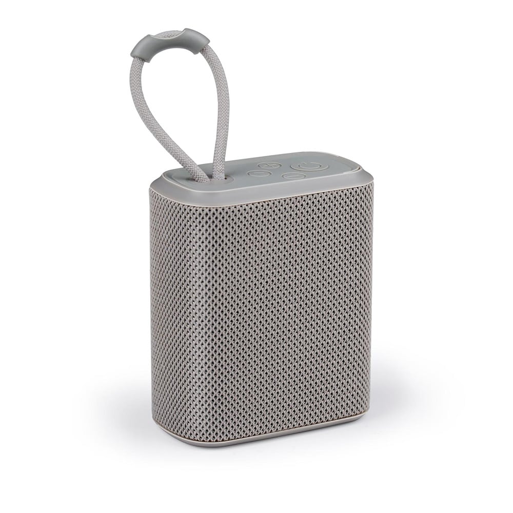 Bærbar Bluetooth-høyttaler 3W med radio og AUX - grå