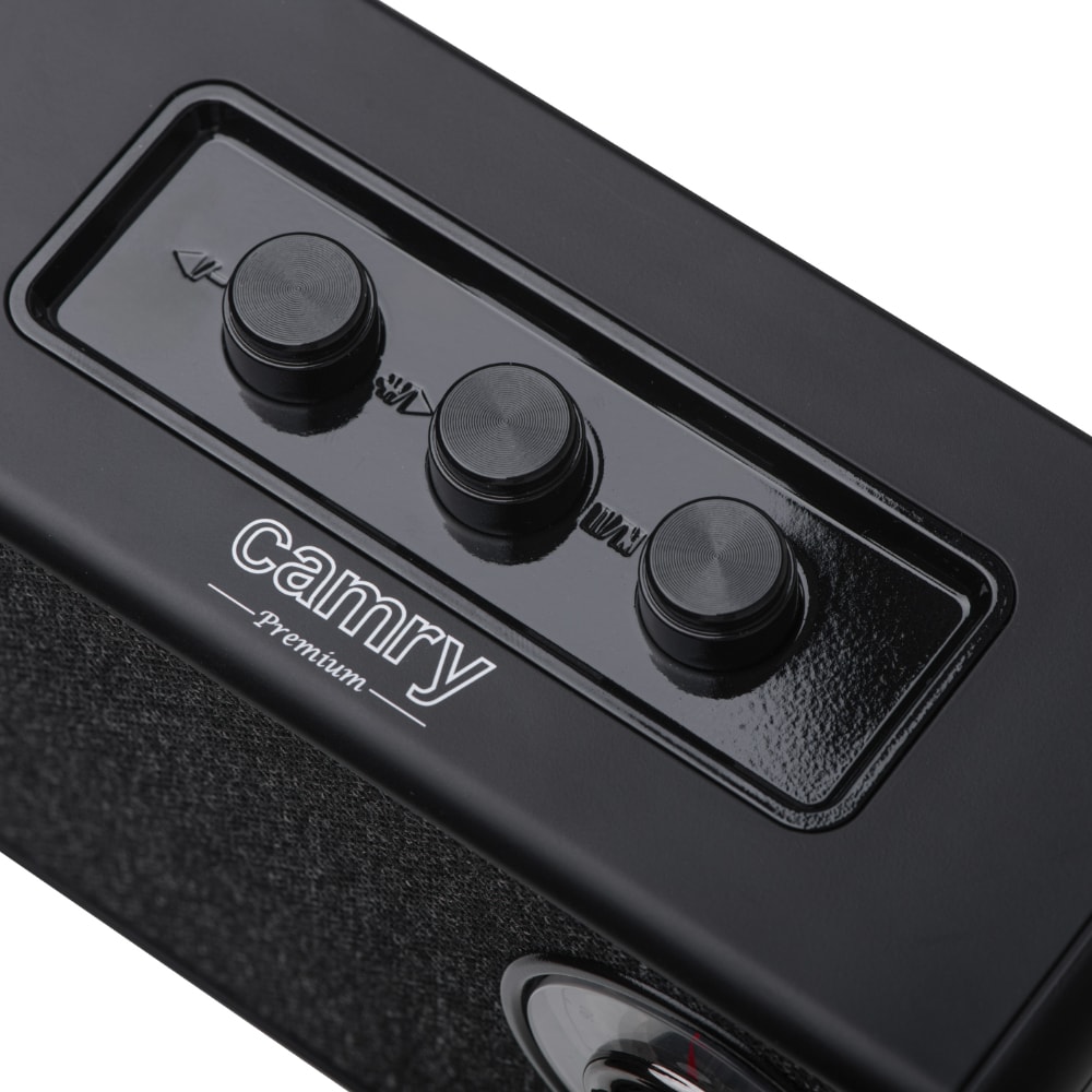 FM-radio med Bluetooth og TWS-funksjon - svart