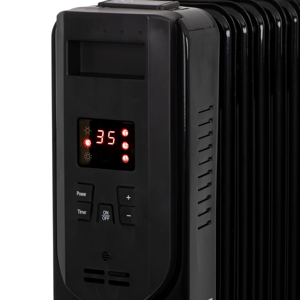 Oljeelement med fjernkontroll og LED-display