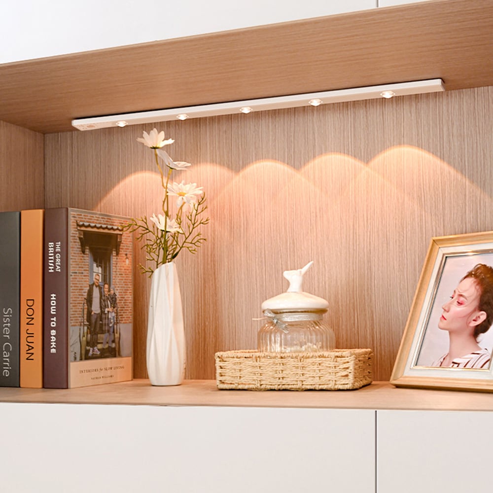 LED-stripe 60 cm med justerbar lysstyrke - hvit