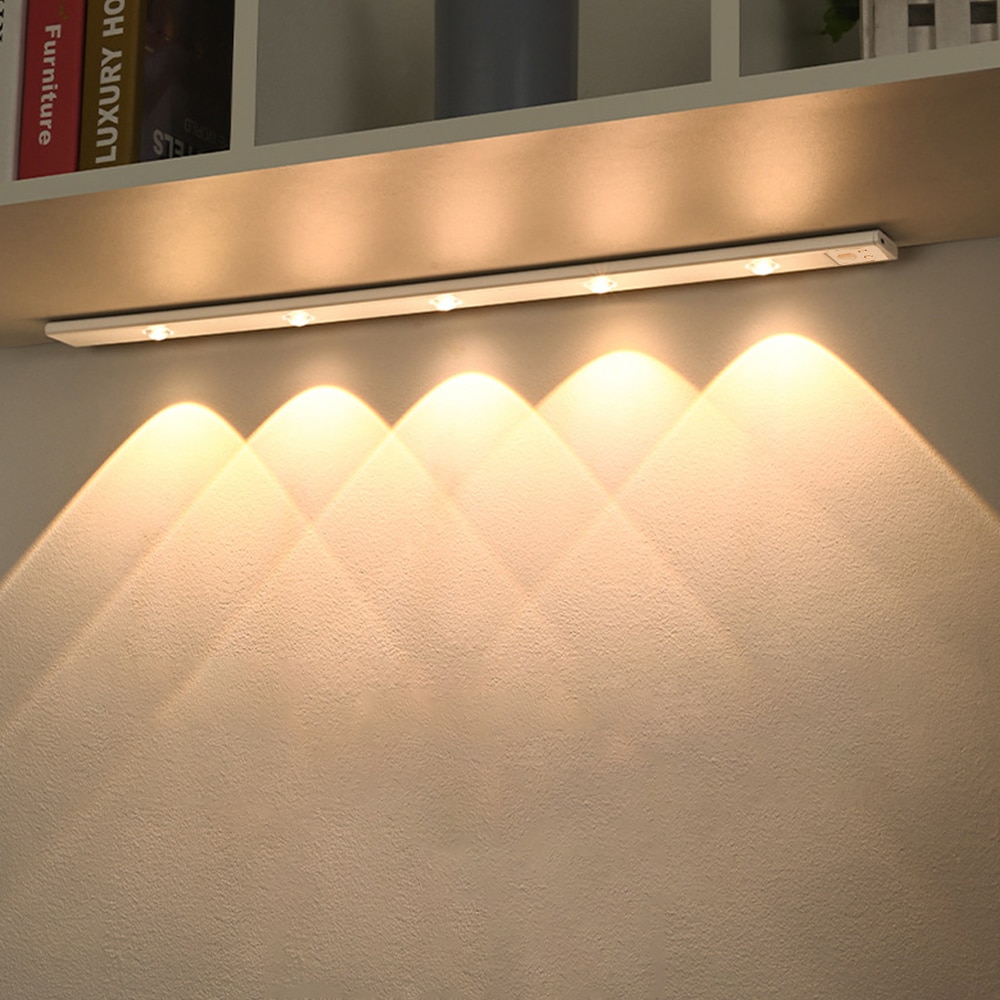LED-stripe 60 cm med justerbar lysstyrke - hvit