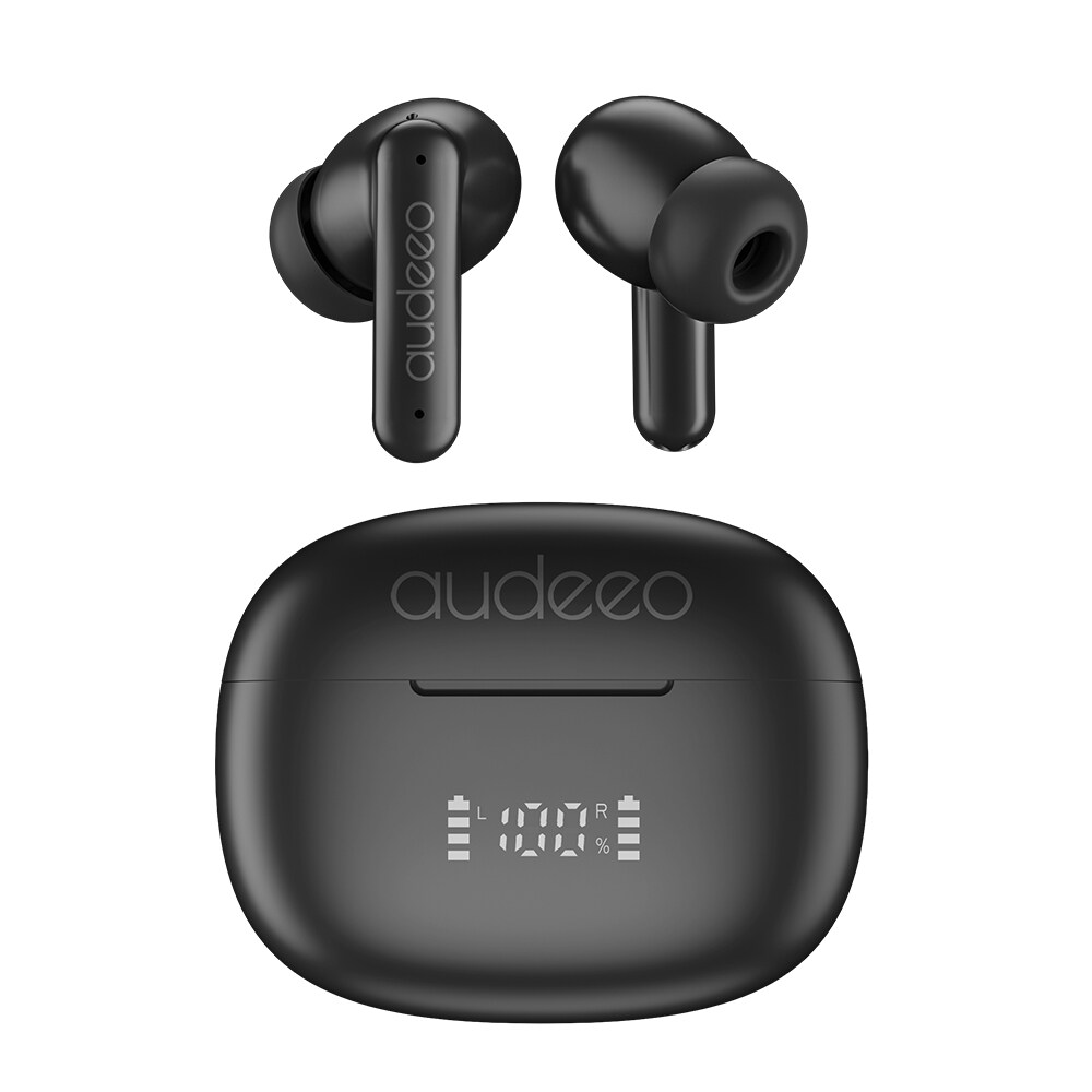 Audeeo AO-AONAVIG Bluetooth-hodesett med innvendige ører - svart