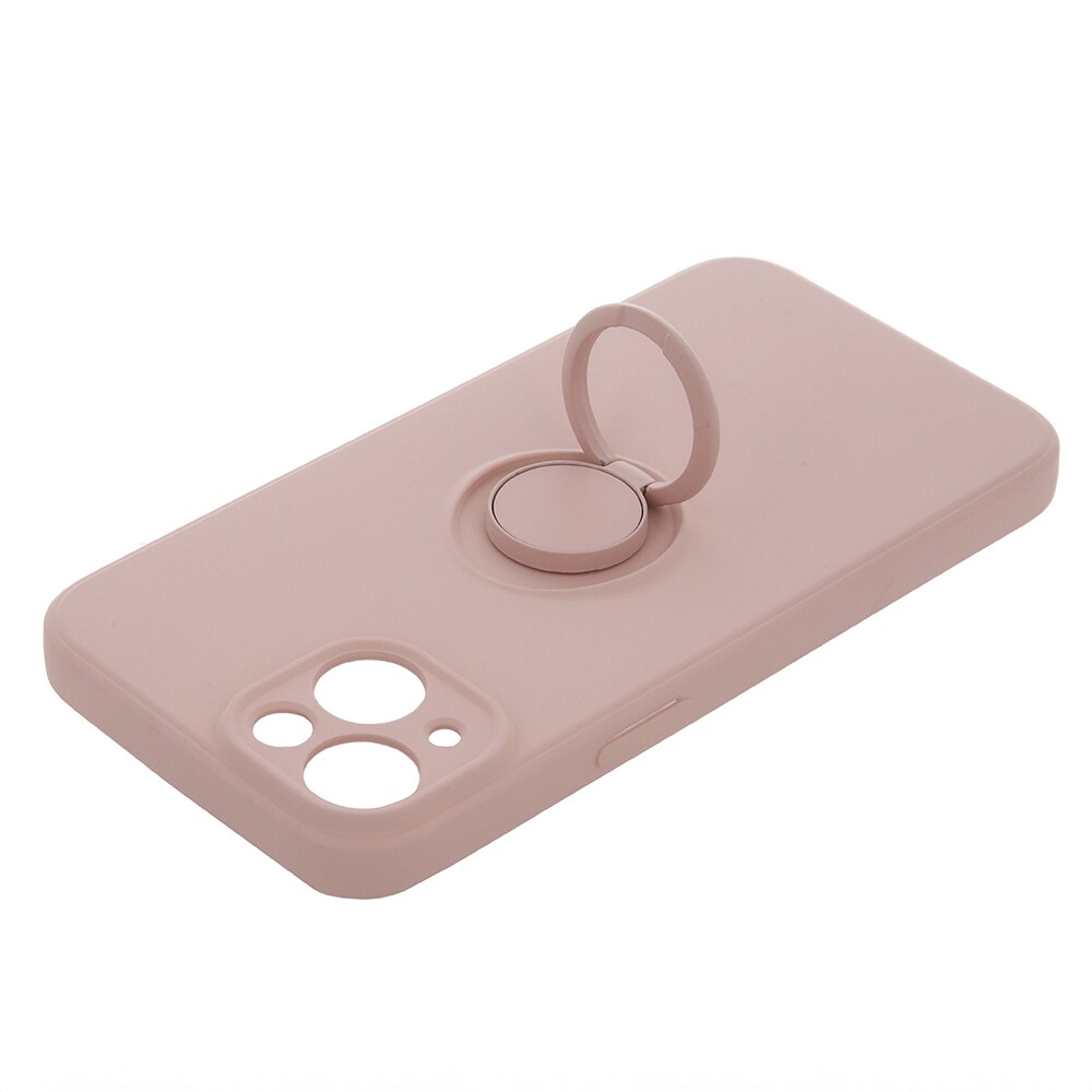 Etui med ringholder for iPhone 16 Pro - Rosa