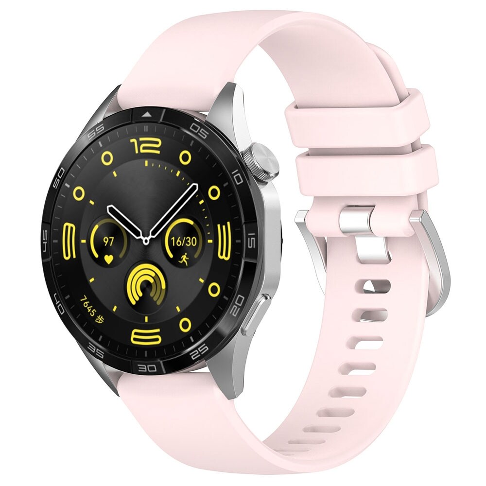 Silikonarmband 18 mm til Huawei Watch GT 4 41 mm Rosa 24hshop.no