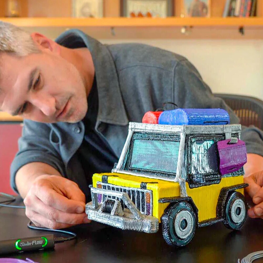 3Doodler Flow 3D-pennsett med 8 farger og justerbar gjennomstrømningshastighet