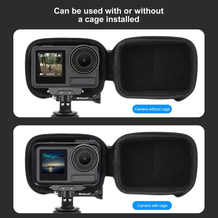 Puluz beskyttelsesveske for DJI Osmo Action 4 / 3 - støtsikker og vanntett beskyttelse