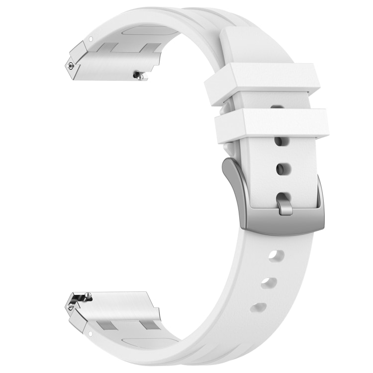 Silikonarmbånd til Amazfit Watch Bip 5 22mm - Hvit