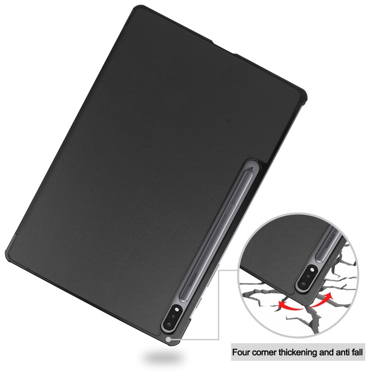 Trifold-etui med stativ til Samsung Galaxy Tab S8+ / Tab S8 Plus / Tab S7 FE / Tab S7+