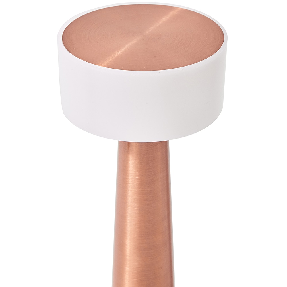 By Gaard bordlampe i kobber - USB-oppladbar