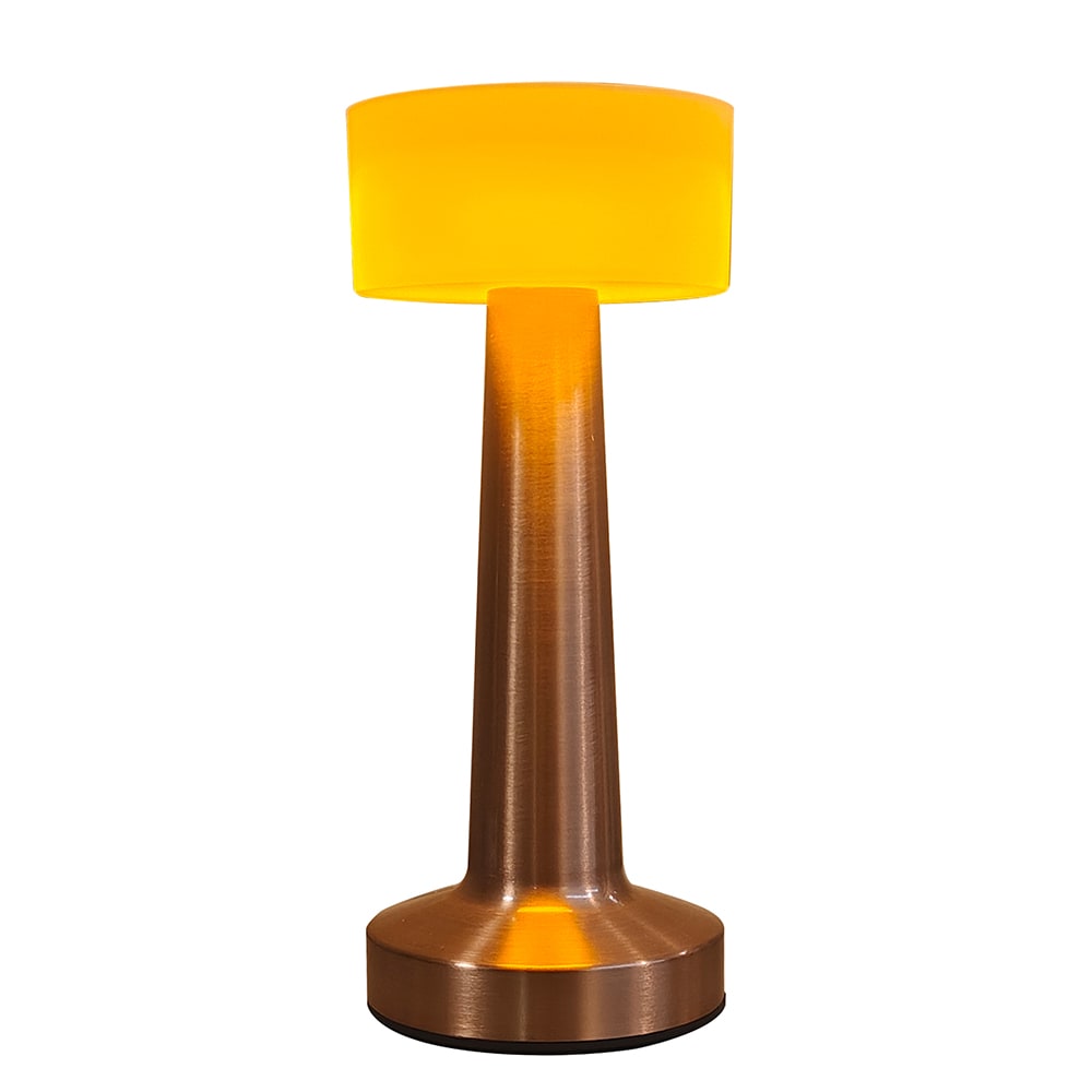By Gaard bordlampe i kobber - USB-oppladbar