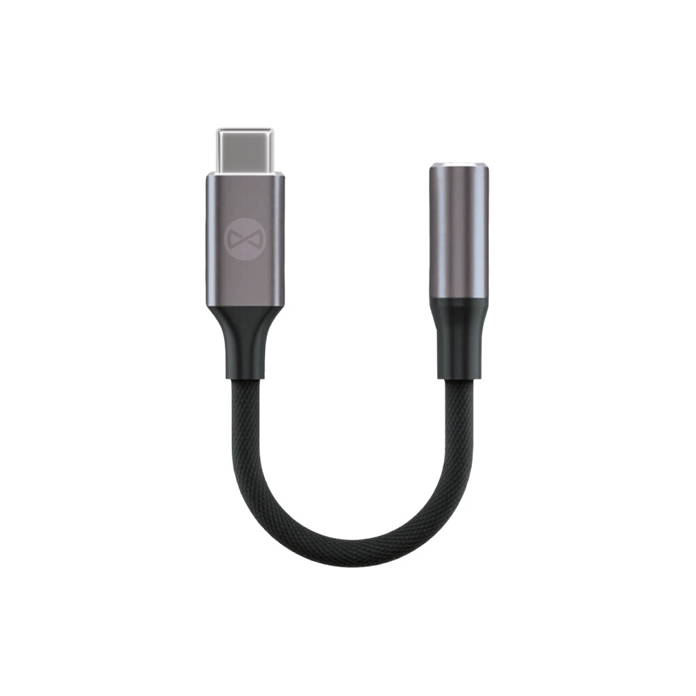 Forever Audio Adapter 3,5 mm - USB-C - Svart