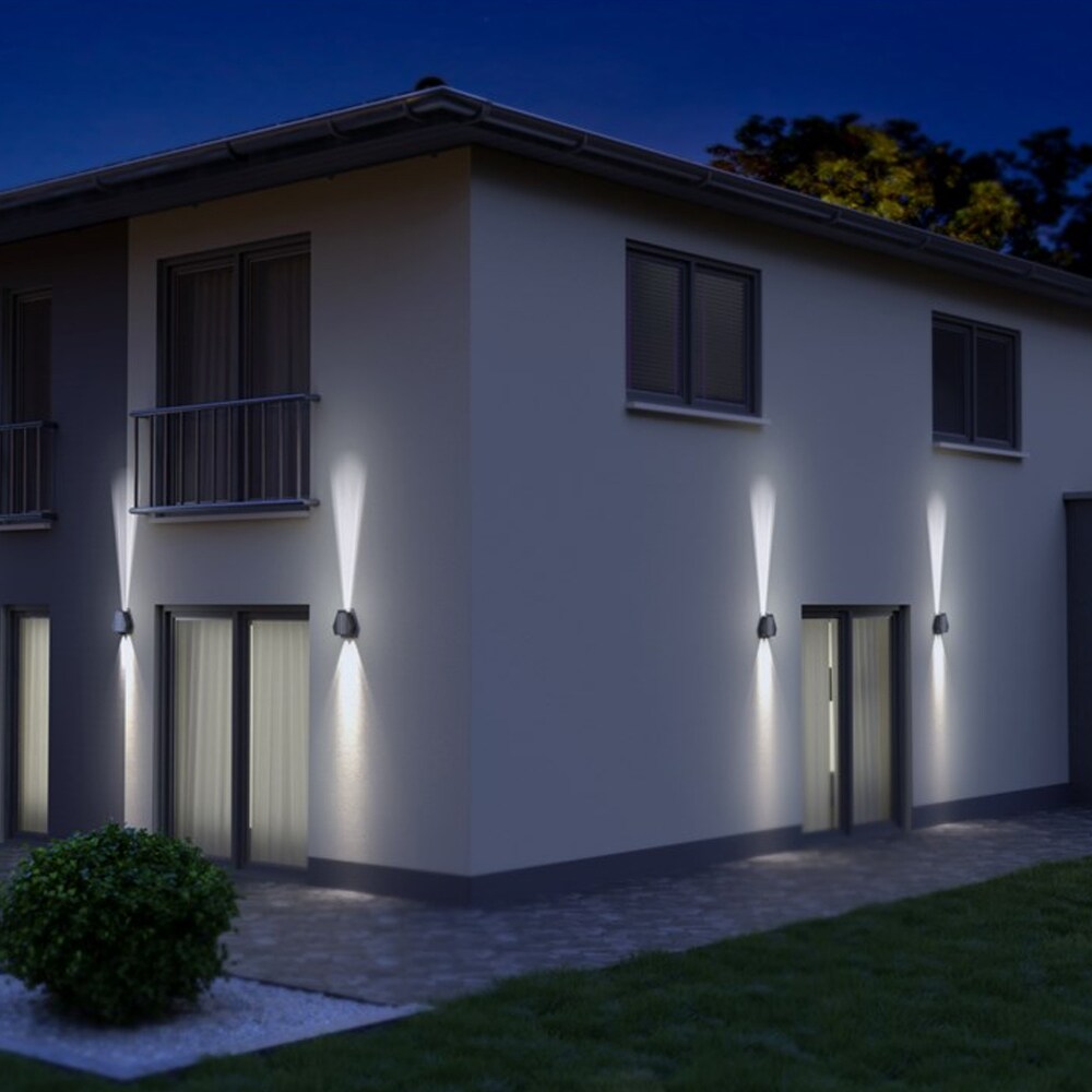 Goobay Vegglampe med solcellelading - Diamond