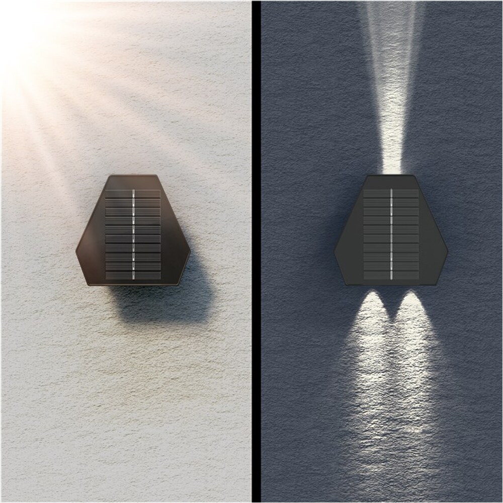 Goobay Vegglampe med solcellelading - Diamond