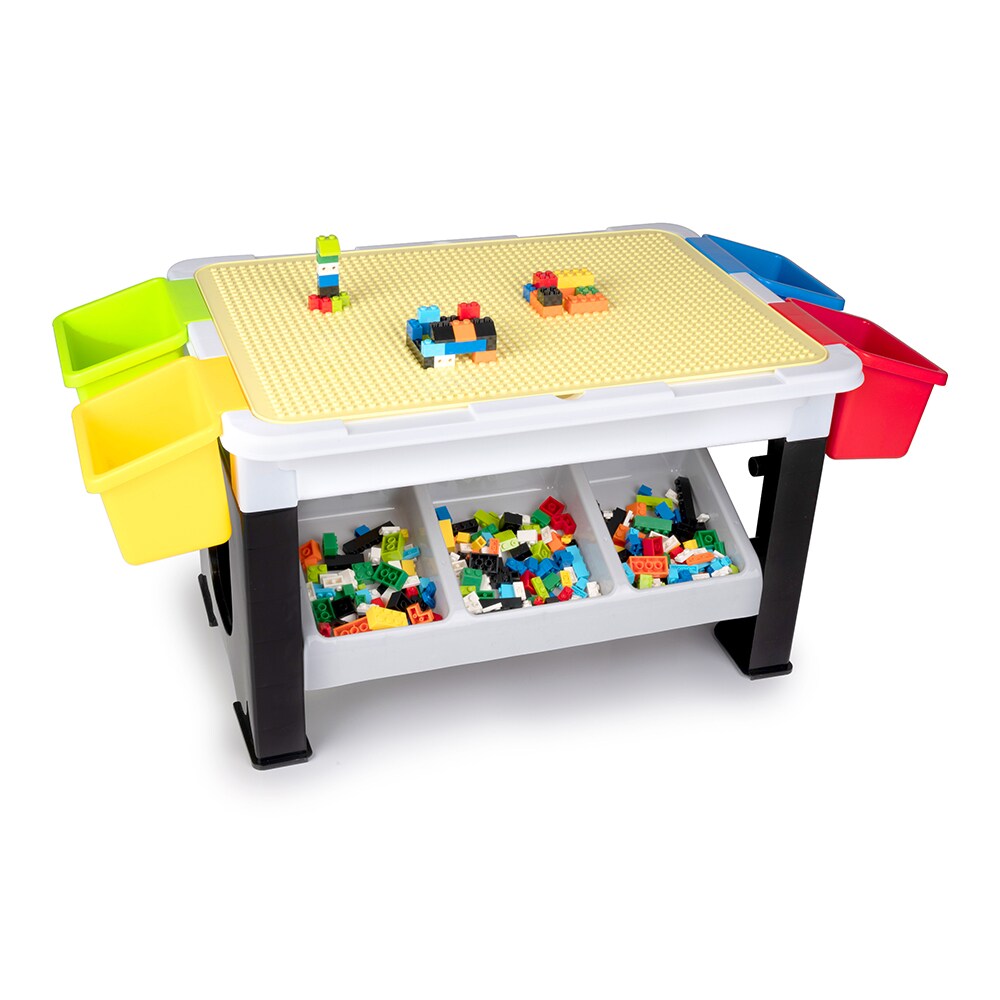 Kreativt Lekebord fra Eddy Toys – 300 Byggeklosser og Smart Oppbevaring