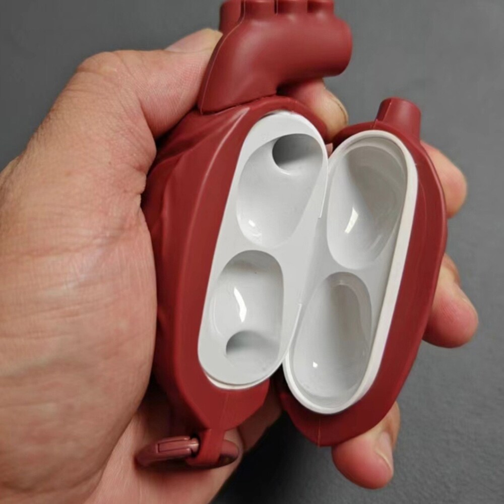 Beskyttelsesetui for Apple AirPods 3. generasjon med hjertedesign