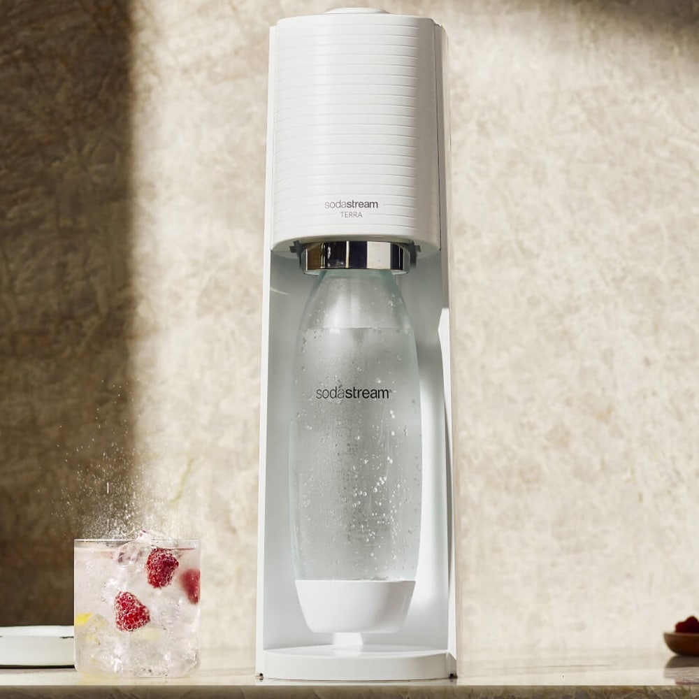 SodaStream Terra Kullsyremaskin - Gjenbrukbar Flaske og Miljøvennlig Design